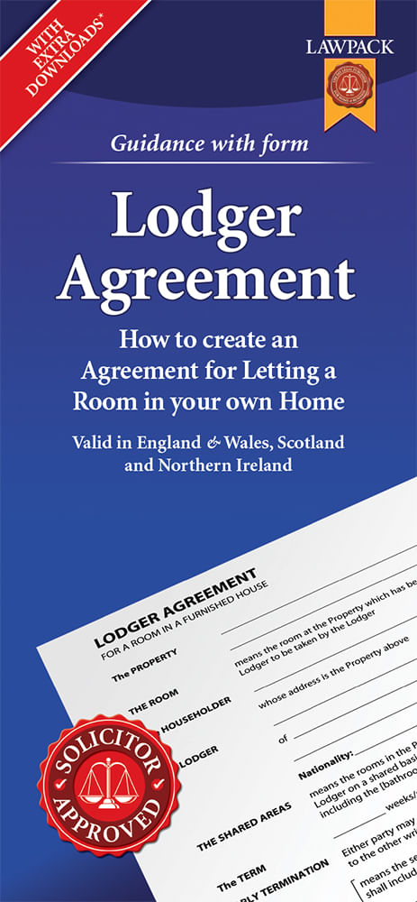 Lodger Agreement - Standard Pack
