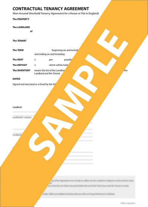 Contractual (non-AST) Tenancy Agreement