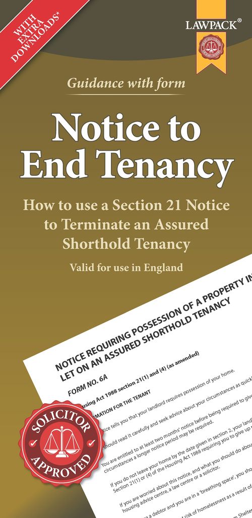 Notice to End Tenancy Standard Pack