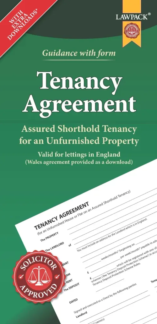 Tenancy Agreement - Unfurnished - Standard Pack