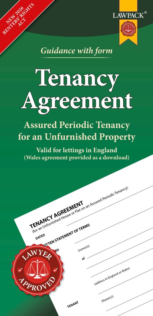 Tenancy Agreement - Unfurnished - Standard Pack